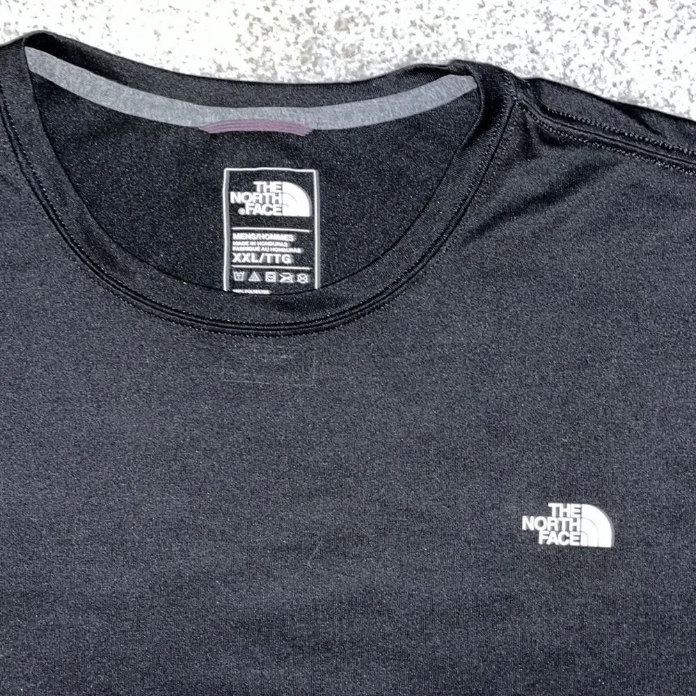 Black The North Face half dome Print Logo T-Shirt performance polyester XXL